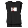 Women's Flowy Muscle Tee With Rolled Cuffs Thumbnail