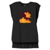 Women's Flowy Muscle Tee With Rolled Cuffs Thumbnail