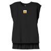 Women's Flowy Muscle Tee With Rolled Cuffs Thumbnail