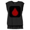 Women's Flowy Muscle Tee With Rolled Cuffs Thumbnail