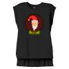 Women's Flowy Muscle Tee With Rolled Cuffs Thumbnail
