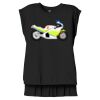 Women's Flowy Muscle Tee With Rolled Cuffs Thumbnail