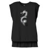 Women's Flowy Muscle Tee With Rolled Cuffs Thumbnail