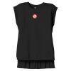 Women's Flowy Muscle Tee With Rolled Cuffs Thumbnail