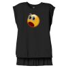 Women's Flowy Muscle Tee With Rolled Cuffs Thumbnail