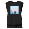 Women's Flowy Muscle Tee With Rolled Cuffs Thumbnail