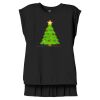 Women's Flowy Muscle Tee With Rolled Cuffs Thumbnail