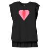 Women's Flowy Muscle Tee With Rolled Cuffs Thumbnail