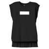 Women's Flowy Muscle Tee With Rolled Cuffs Thumbnail