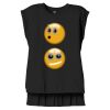 Women's Flowy Muscle Tee With Rolled Cuffs Thumbnail
