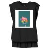 Women's Flowy Muscle Tee With Rolled Cuffs Thumbnail