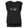 Women's Flowy Muscle Tee With Rolled Cuffs Thumbnail