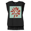 Women's Flowy Muscle Tee With Rolled Cuffs Thumbnail