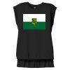 Women's Flowy Muscle Tee With Rolled Cuffs Thumbnail