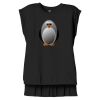 Women's Flowy Muscle Tee With Rolled Cuffs Thumbnail