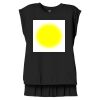 Women's Flowy Muscle Tee With Rolled Cuffs Thumbnail