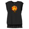 Women's Flowy Muscle Tee With Rolled Cuffs Thumbnail