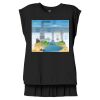 Women's Flowy Muscle Tee With Rolled Cuffs Thumbnail