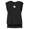 Women's Flowy Muscle Tee With Rolled Cuffs Thumbnail