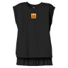 Women's Flowy Muscle Tee With Rolled Cuffs Thumbnail