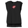 Women's Flowy Muscle Tee With Rolled Cuffs Thumbnail
