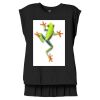 Women's Flowy Muscle Tee With Rolled Cuffs Thumbnail