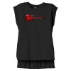 Women's Flowy Muscle Tee With Rolled Cuffs Thumbnail