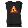 Women's Flowy Muscle Tee With Rolled Cuffs Thumbnail