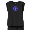 Women's Flowy Muscle Tee With Rolled Cuffs Thumbnail