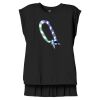 Women's Flowy Muscle Tee With Rolled Cuffs Thumbnail