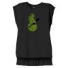Women's Flowy Muscle Tee With Rolled Cuffs Thumbnail