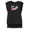 Women's Flowy Muscle Tee With Rolled Cuffs Thumbnail