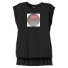 Women's Flowy Muscle Tee With Rolled Cuffs Thumbnail