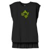 Women's Flowy Muscle Tee With Rolled Cuffs Thumbnail