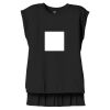 Women's Flowy Muscle Tee With Rolled Cuffs Thumbnail