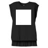 Women's Flowy Muscle Tee With Rolled Cuffs Thumbnail