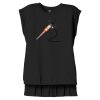 Women's Flowy Muscle Tee With Rolled Cuffs Thumbnail
