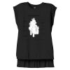 Women's Flowy Muscle Tee With Rolled Cuffs Thumbnail