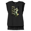 Women's Flowy Muscle Tee With Rolled Cuffs Thumbnail