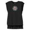Women's Flowy Muscle Tee With Rolled Cuffs Thumbnail