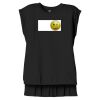 Women's Flowy Muscle Tee With Rolled Cuffs Thumbnail