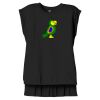 Women's Flowy Muscle Tee With Rolled Cuffs Thumbnail