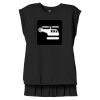 Women's Flowy Muscle Tee With Rolled Cuffs Thumbnail