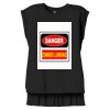 Women's Flowy Muscle Tee With Rolled Cuffs Thumbnail
