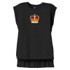 Women's Flowy Muscle Tee With Rolled Cuffs Thumbnail