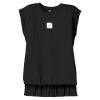 Women's Flowy Muscle Tee With Rolled Cuffs Thumbnail