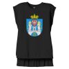 Women's Flowy Muscle Tee With Rolled Cuffs Thumbnail