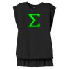 Women's Flowy Muscle Tee With Rolled Cuffs Thumbnail