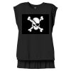 Women's Flowy Muscle Tee With Rolled Cuffs Thumbnail