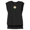 Women's Flowy Muscle Tee With Rolled Cuffs Thumbnail